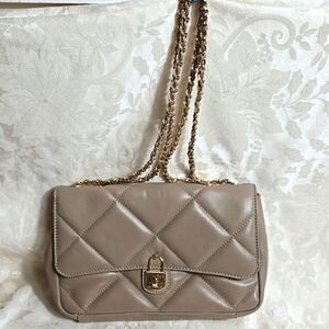 Paul Costello Tan Leather Convertible Medium Shoulder Crossbody Bag